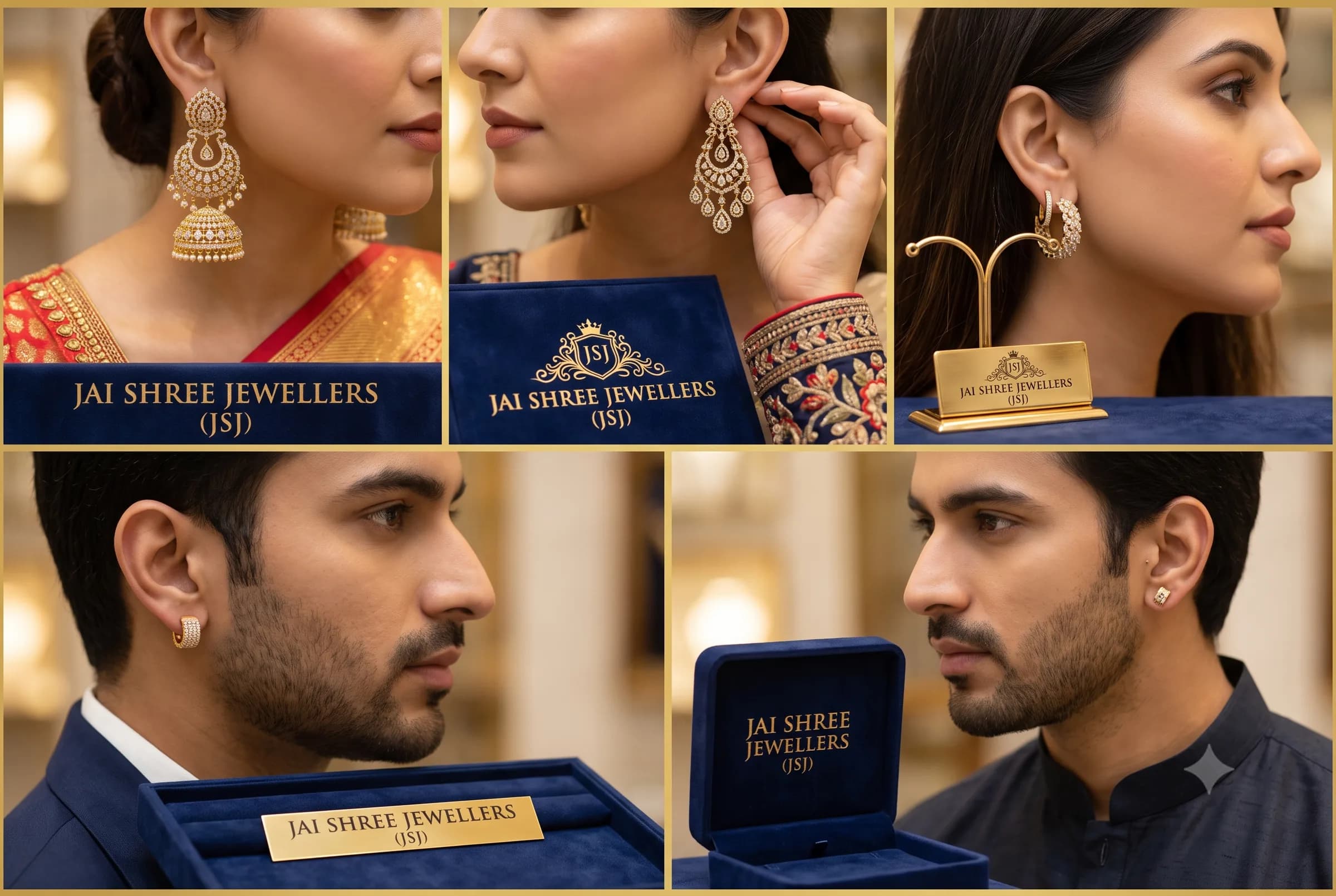 Ear Rings at Jai Shree Jewellers